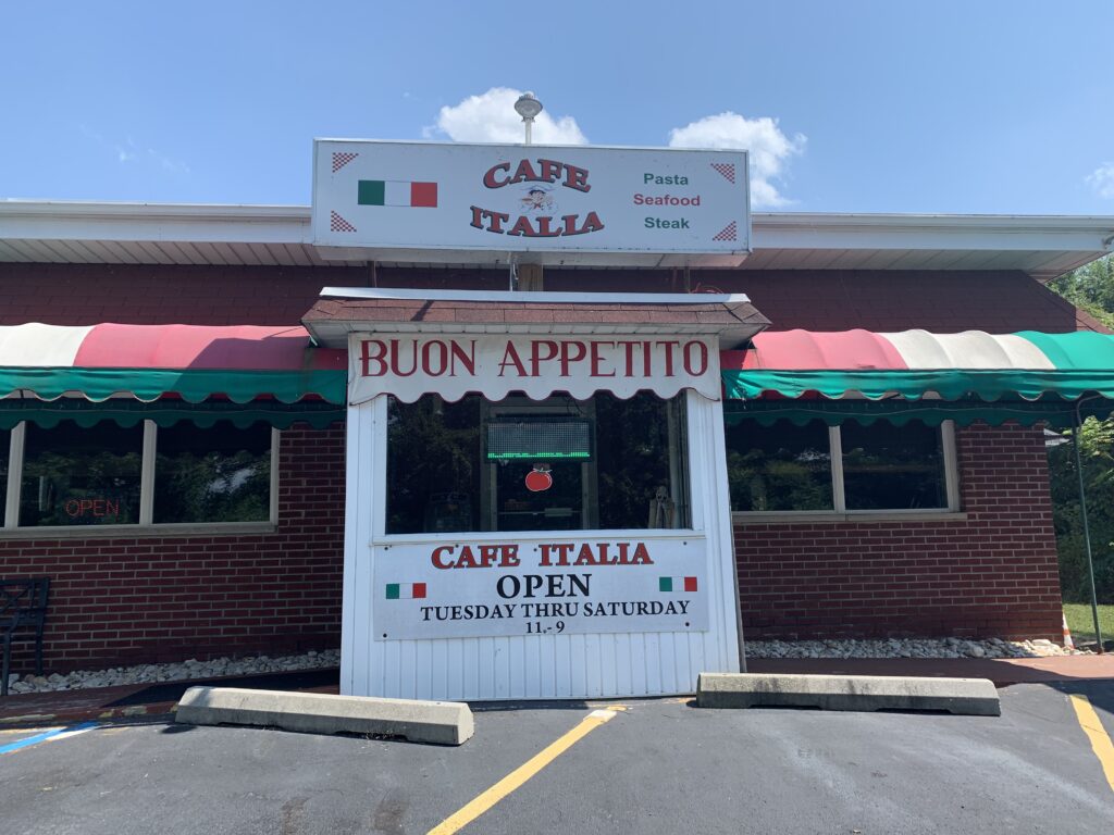 Italian restaurant front