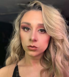 Woman wearing makeup