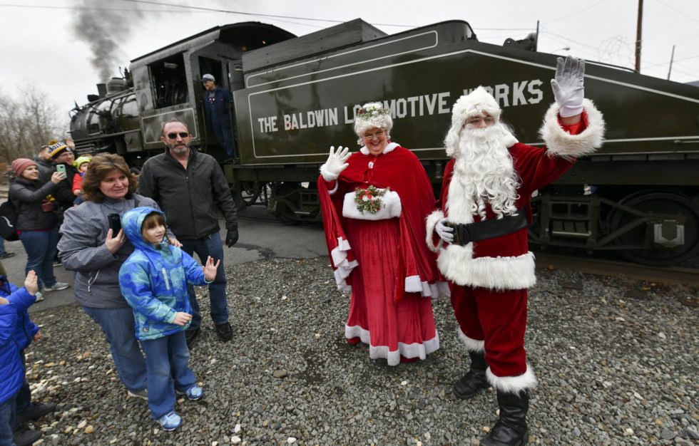 All aboard Santa Train schedule Access NEPA