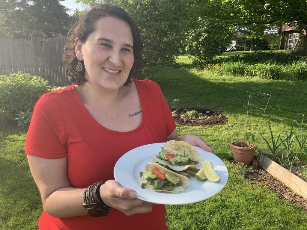 GIA MAZUR / STAFF PHOTO Empowered Eating at the Greenhouse Project is this week’s Local Flavor Gives Back recipient thanks to Paulina Lizbeth’s Nopal Tacos recipe, which will be a featured dish at the group’s Plant-based Mexican Dishes class on Thursday, June 6.