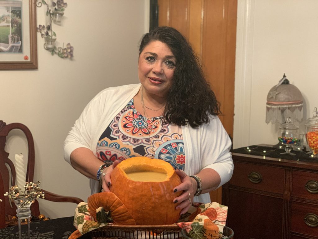 GIA MAZUR / STAFF PHOTO Dunmore resident JoAnn Brown is this week’s Local Flavor: Recipes We Love contest winner thanks to her Pumpkin Soup recipe.