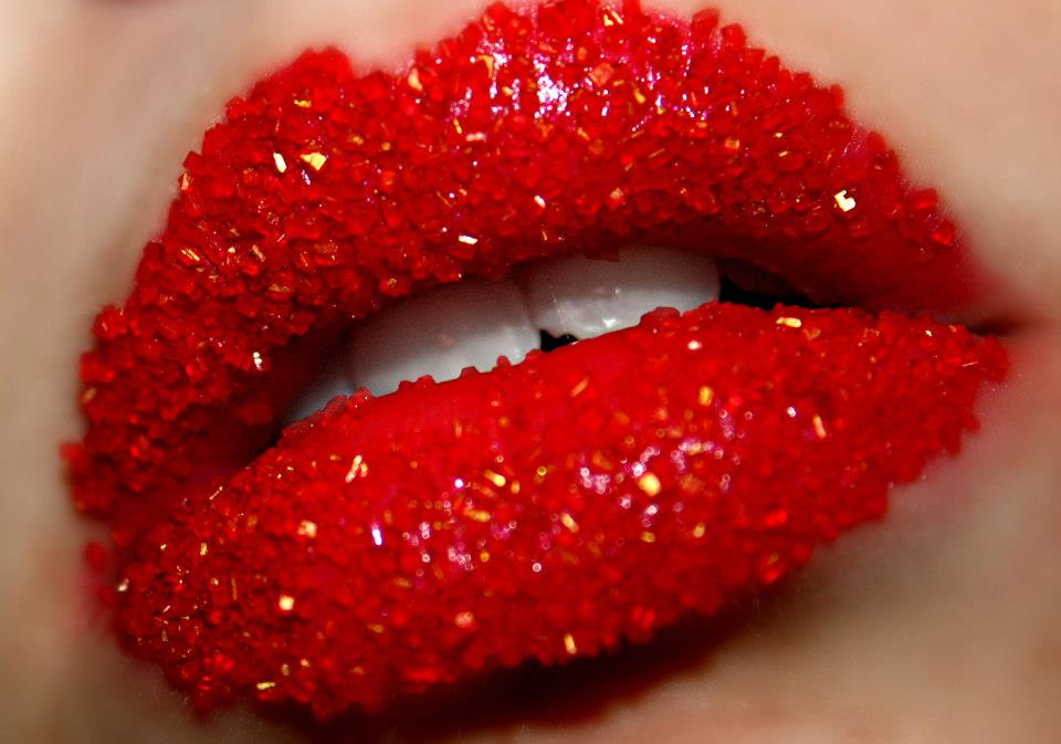 Glitter lips courtesy of Mary Bove Photography