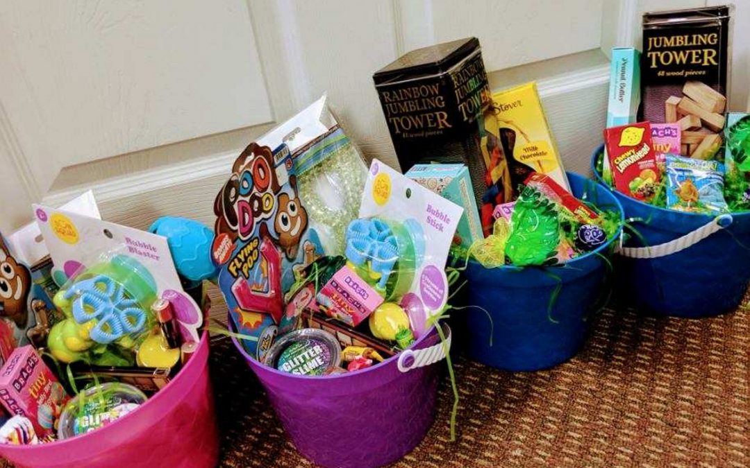 Dunmore family assembles Easter baskets for families in need