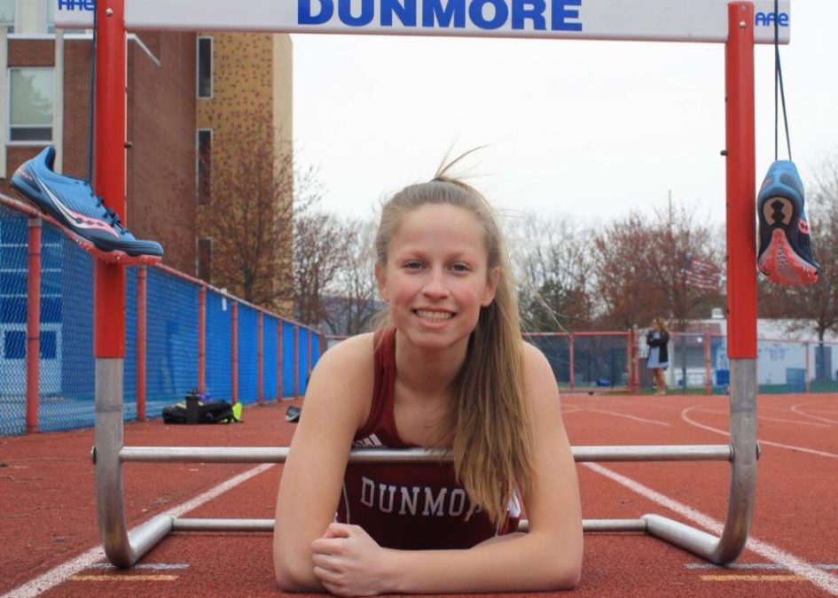 Dunmore senior treasures years in her track family