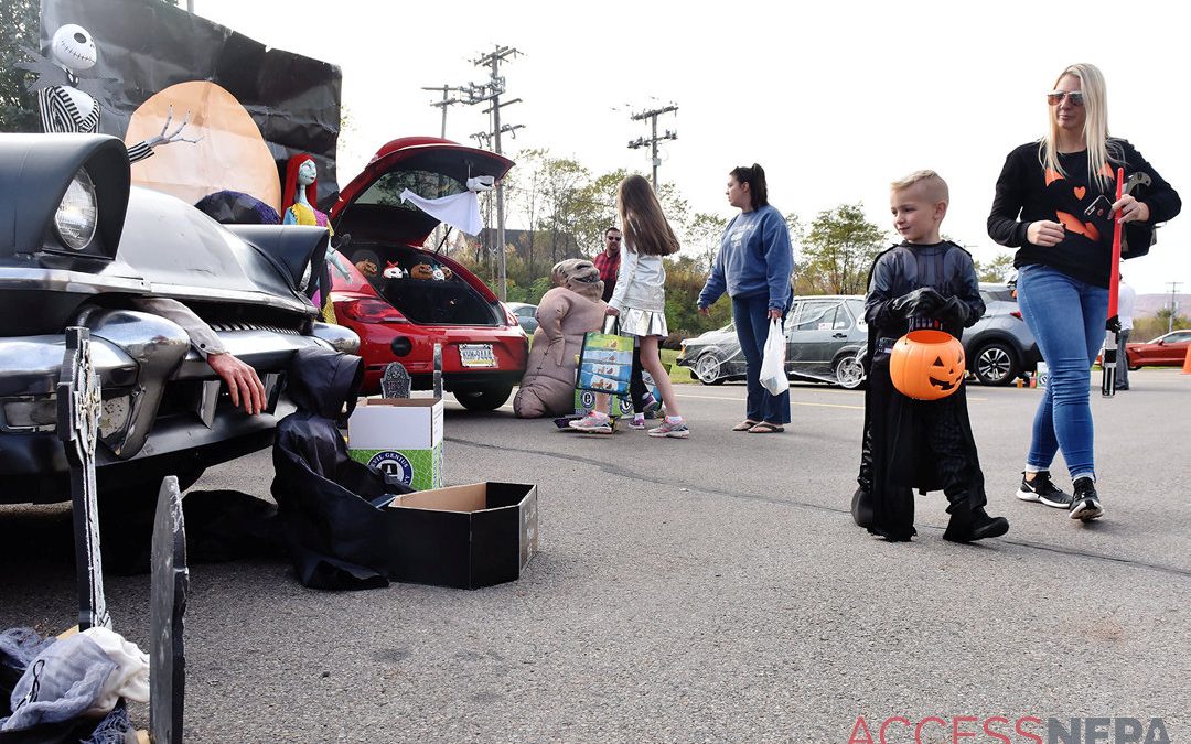 Grab your costume and candy bucket for trunk or treats and more