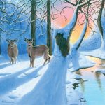 Painting of deer