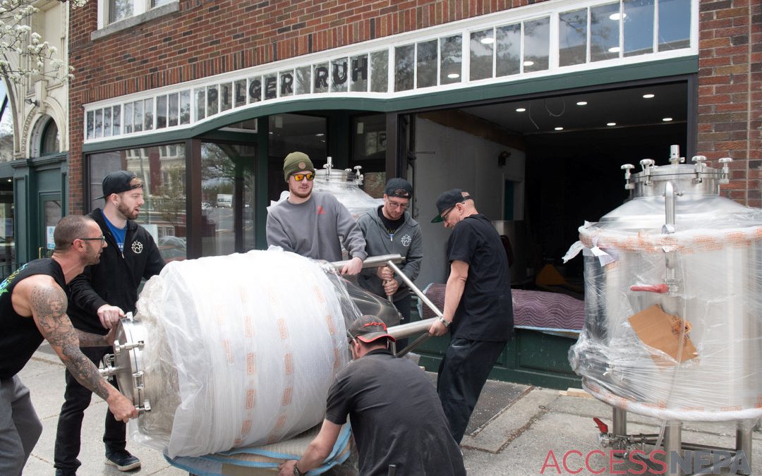 Tank delivery moves Pottsville microbrewery closer to opening