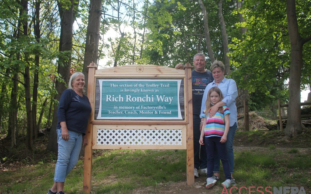 Trail stretch named after Lackawanna Trail teacher