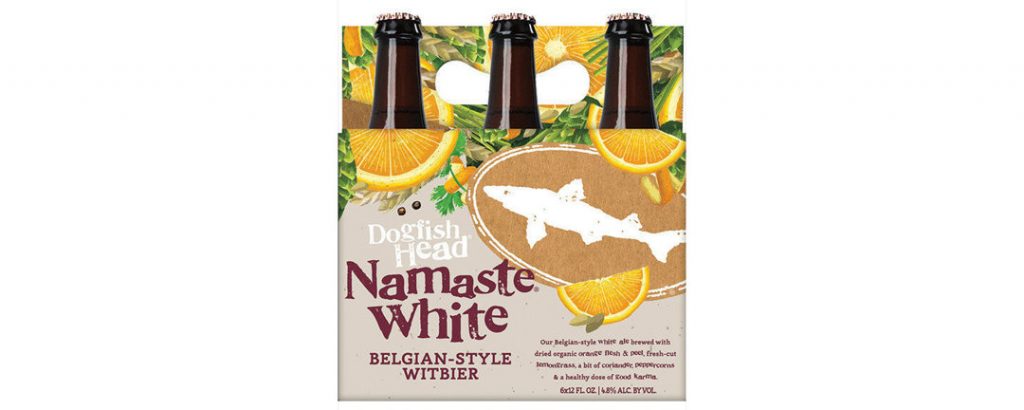 Pour Dogfish Head’s Namaste White on a hot summer’s day