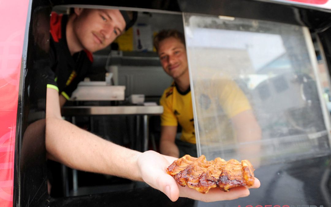 Wilkes students start Belgian waffle truck